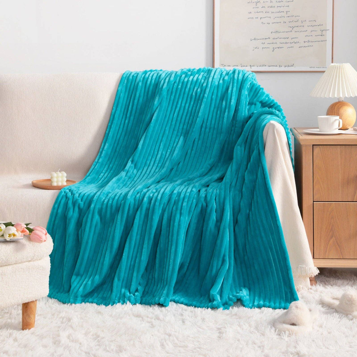 ALL-SEASON PLUSH FLANNEL FLEECE BLANKET | SOFT AND COMFY BLANKETS