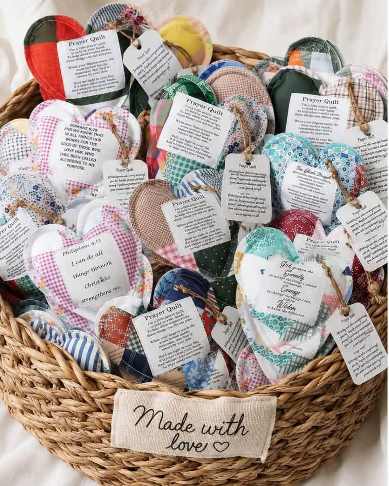 PRAYER QUILTS FOR OFFERING OF PHYSICAL COMFORT - A GREAT HOLIDAY GIFT