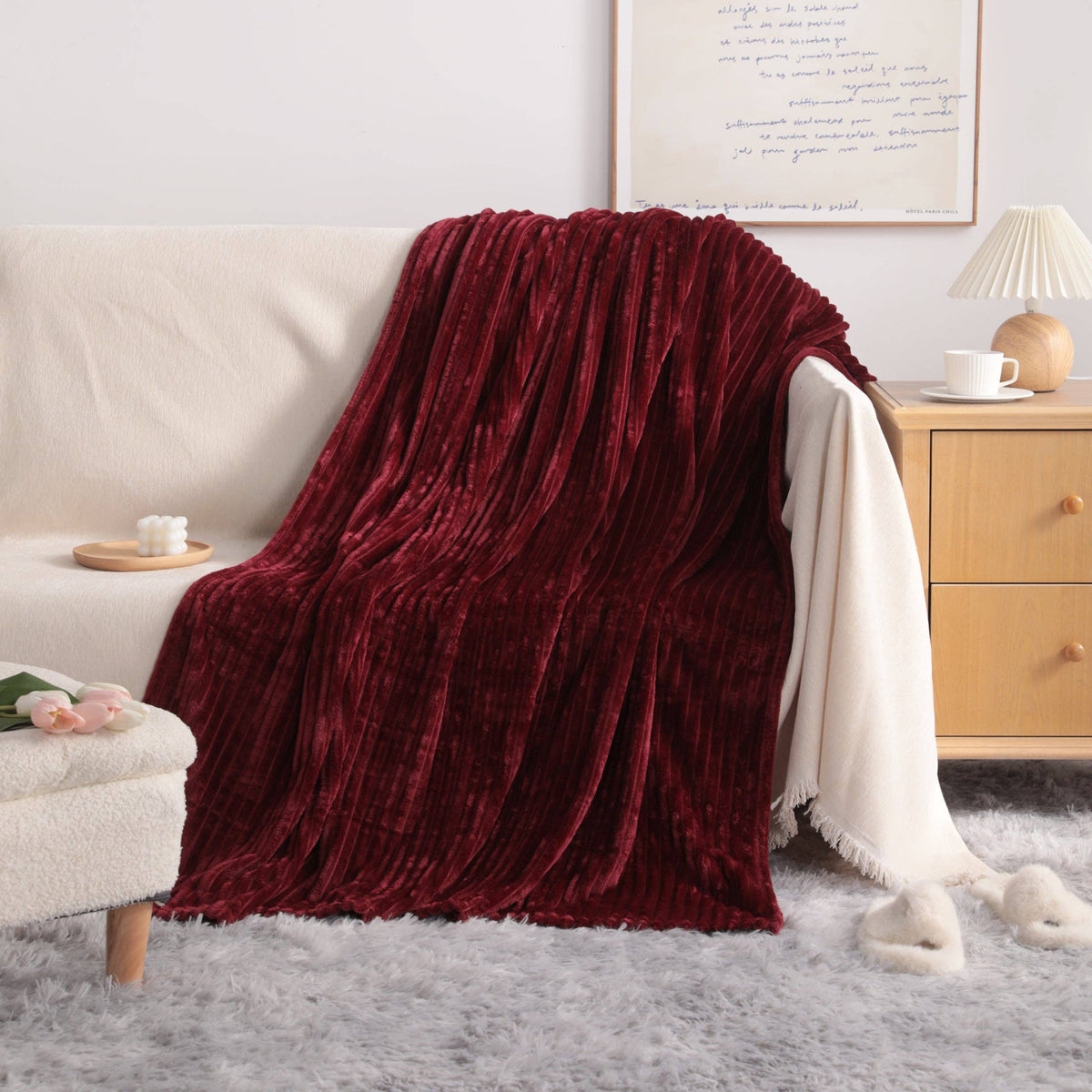ALL-SEASON PLUSH FLANNEL FLEECE BLANKET | SOFT AND COMFY BLANKETS