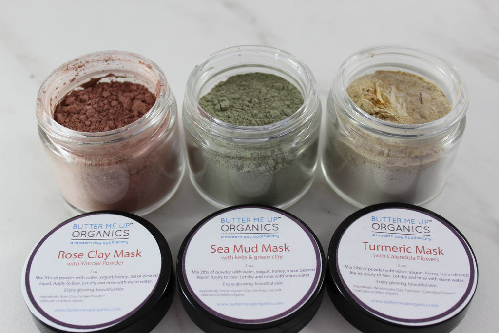 Clay Face Mask Trio