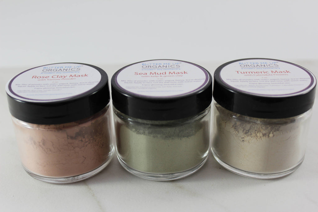 Clay Face Mask Trio