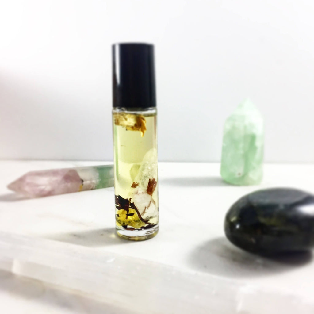 Essential Oil Blend with Crystals