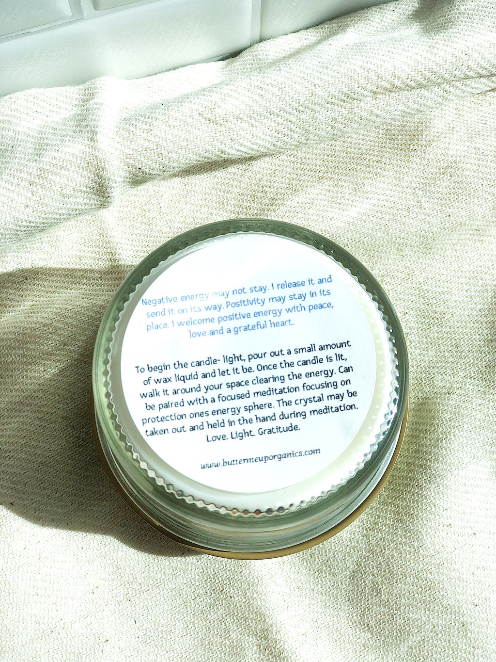 Space Clearing Candle