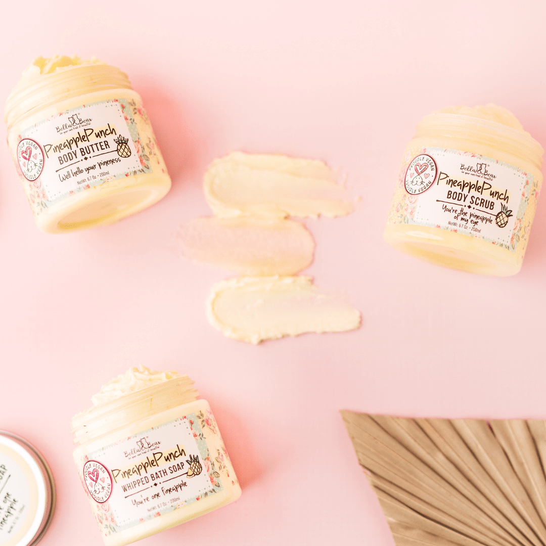 Pineapple Punch: Whipped Bath Soap & Shave Cream