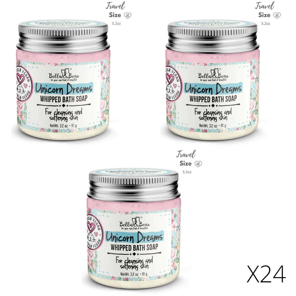 Unicorn Dreams: Mini Whipped Bath Soap & Shave Cream
